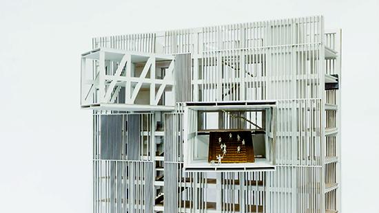 Model of multistory building 