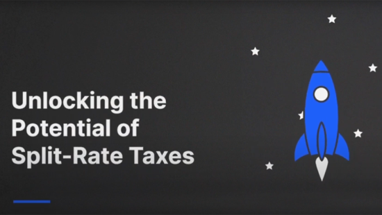 Unlocking the Potential of Split-Rate Taxes presentation slide