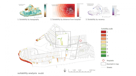 maps with color gradients